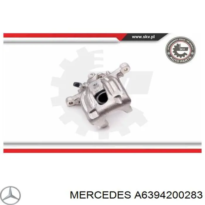 Comprar A6394200283 Mercedes Pinza de freno trasera izquierda