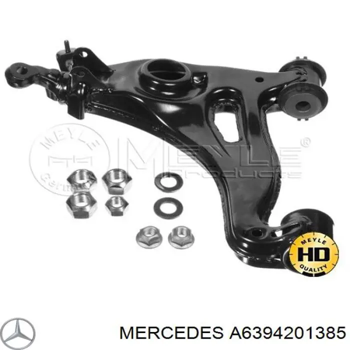 A639 420 13 85 Mercedes cable de freno de mano delantero