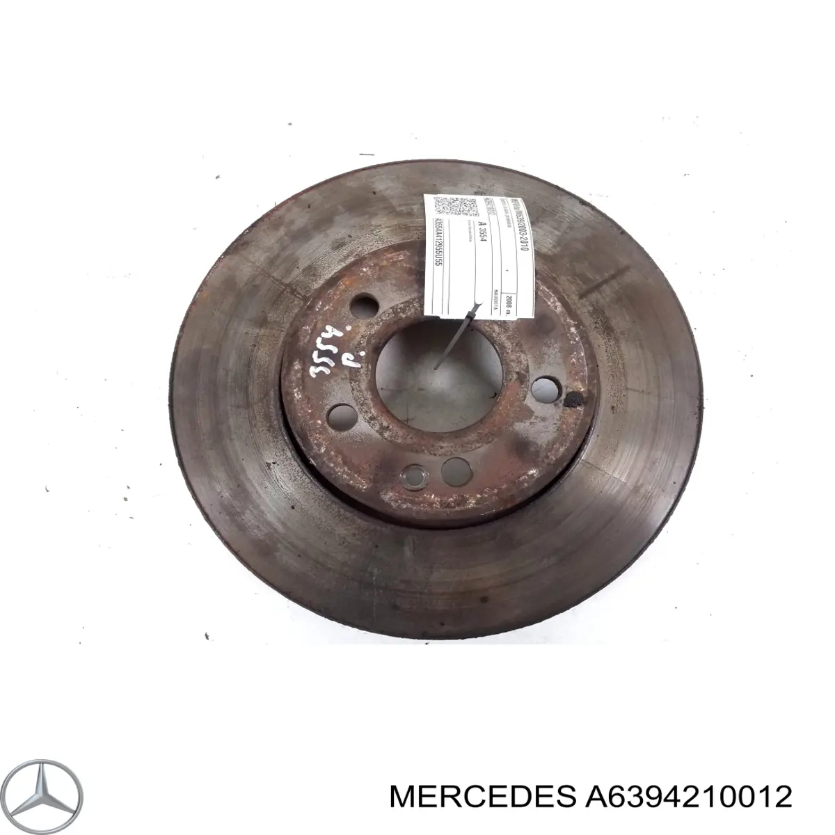 Comprar A6394210012 Mercedes Freno de disco delantero