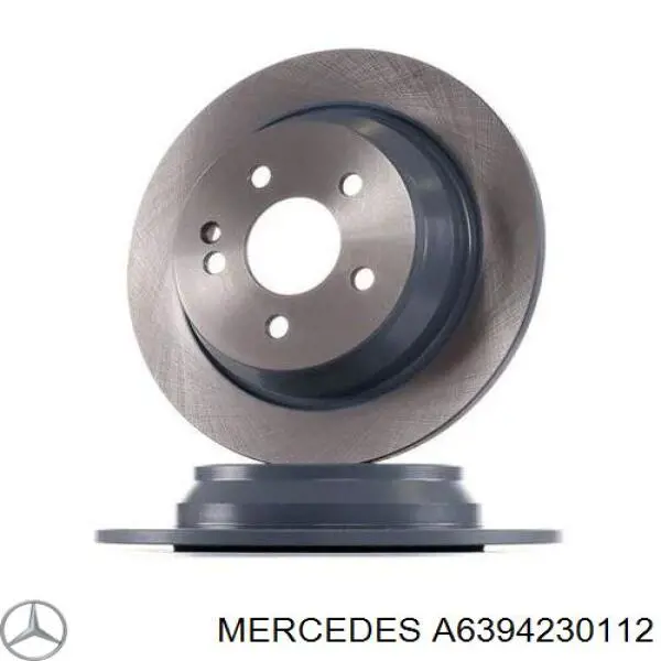 A6394230112 Mercedes disco de freno trasero