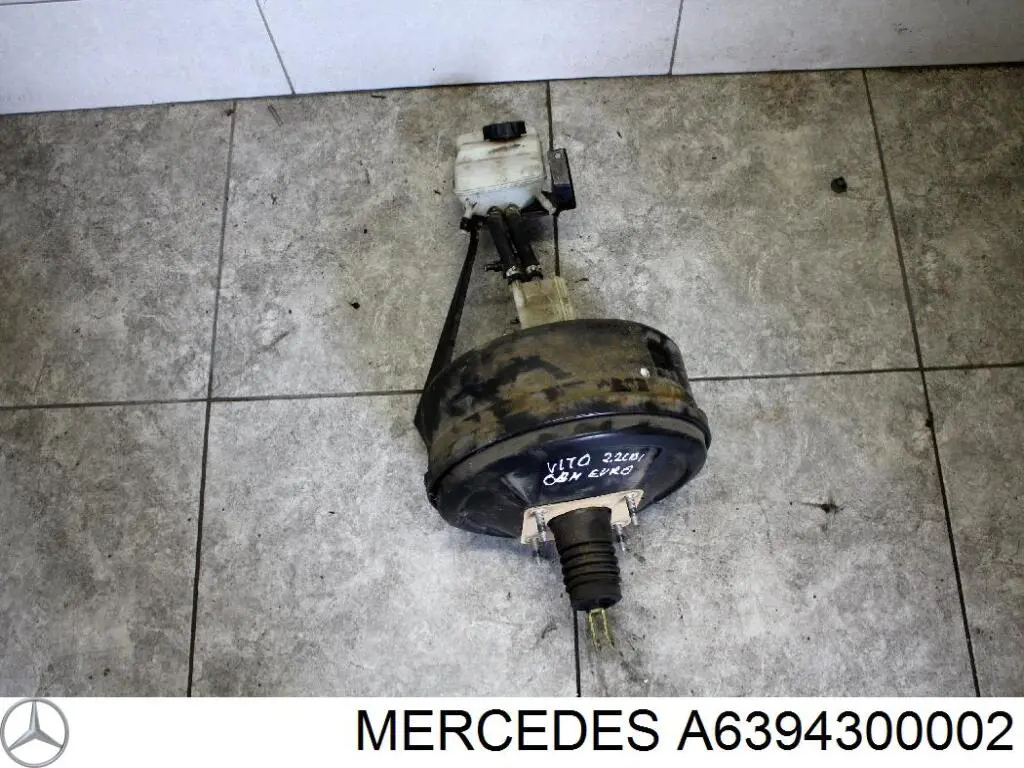 Comprar A6394300002 Mercedes Depósito de líquido de frenos, cilindro de freno principal 