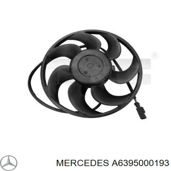 Ventilador eléctrico de aire acondicionado completo (motor y aspa) Mercedes A6395000193 precio, desde 91,45 EUR