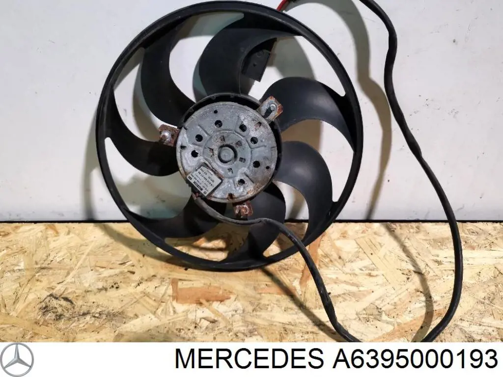Comprar A6395000193 Mercedes Ventilador eléctrico de aire acondicionado completo (motor y aspa)