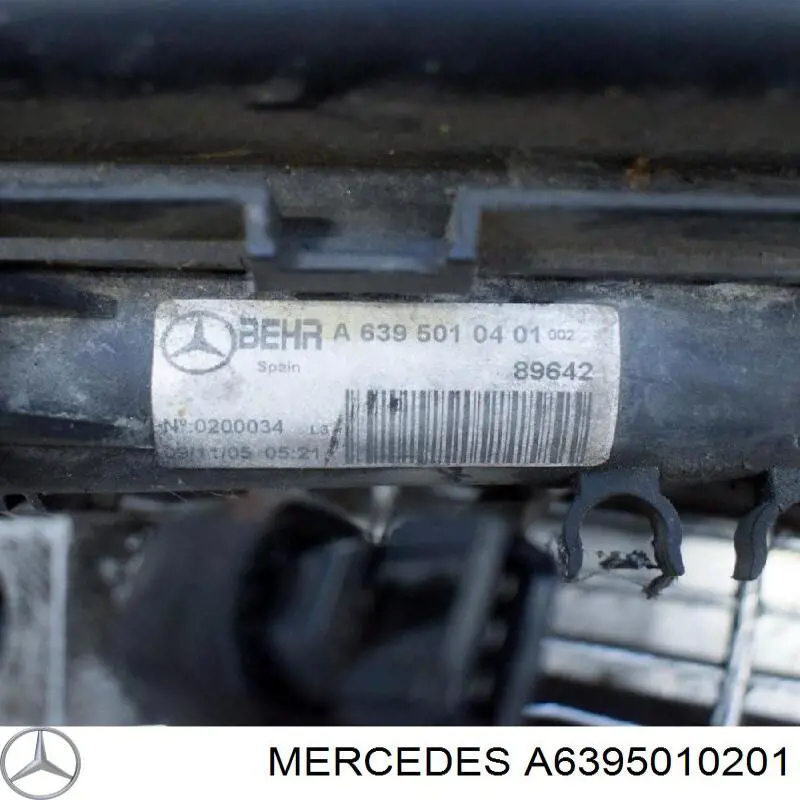 Comprar A6395010201 Mercedes Turbo intercooler