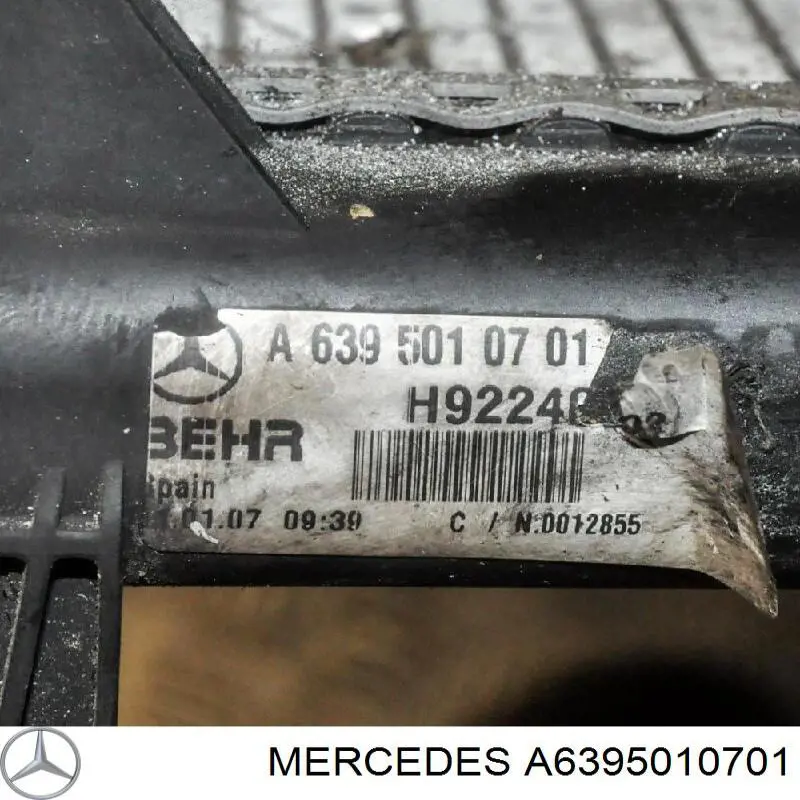 Água radiador Mercedes A6395010701 precio, desde 155,06 EUR