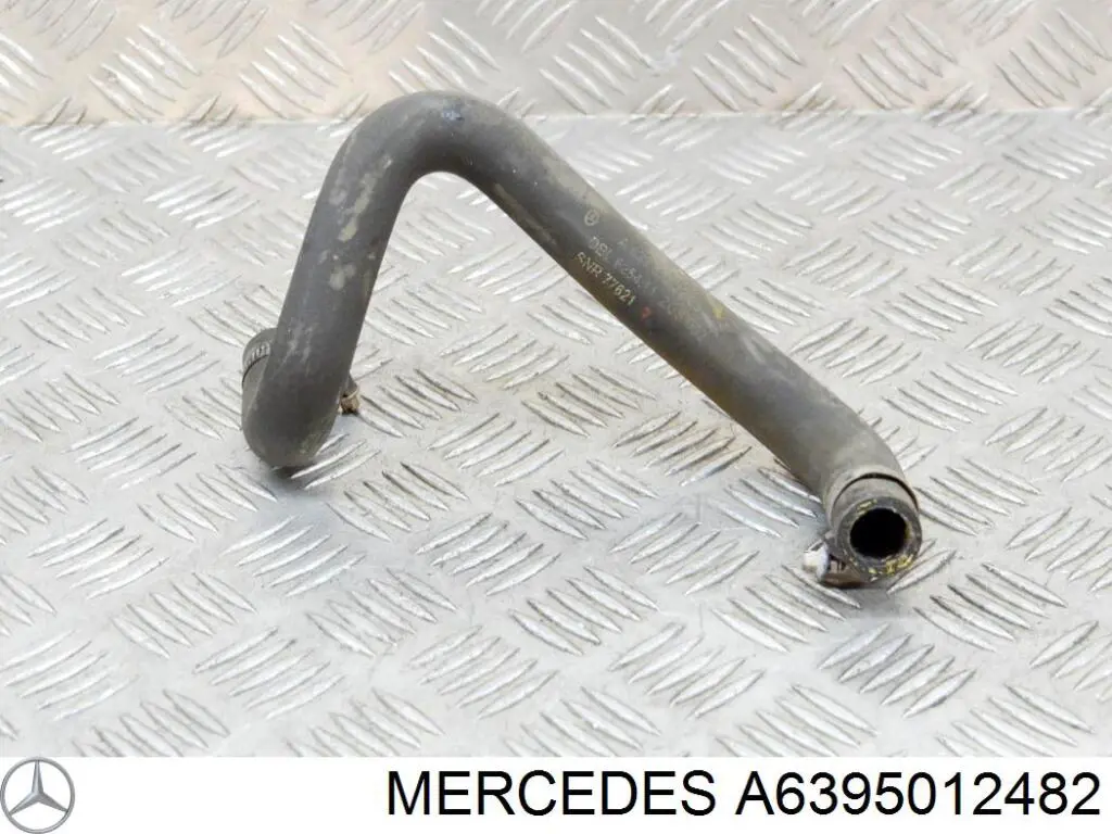 Tubería de radiador, tuberia flexible calefacción, inferior para Mercedes Vito (639)