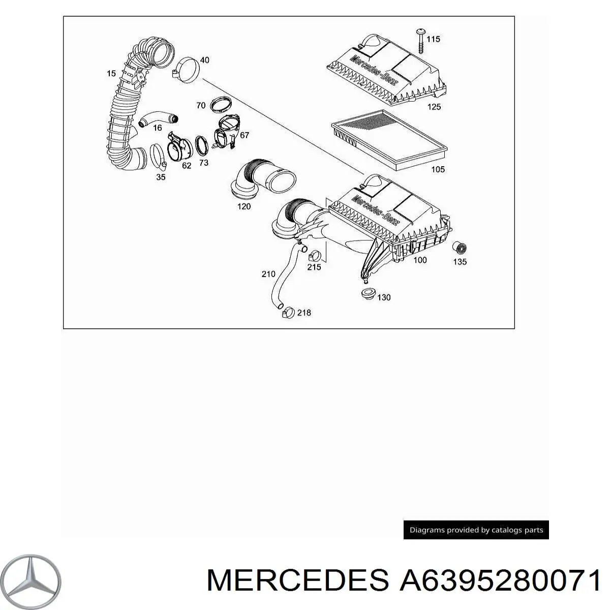  Mercedes A6395280071 precio, desde 2,78 EUR