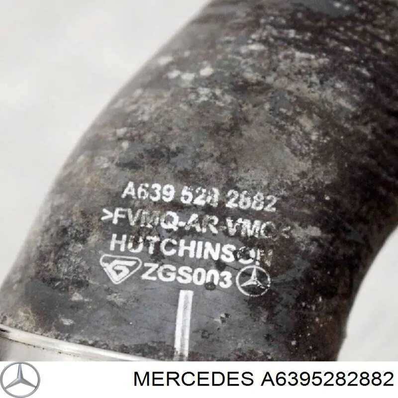A6395282882 Mercedes Manguera del intercooler
