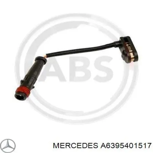 Comprar A6395401517 Mercedes Sensor de desgaste de pastillas de freno trasero