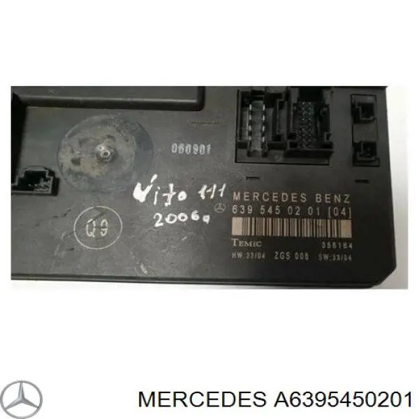 A6395450201 Mercedes unidad de control de sam, módulo de adquisición de señal