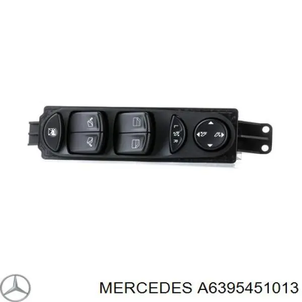 A6395451013 Mercedes interruptor de elevalunas delantera izquierda