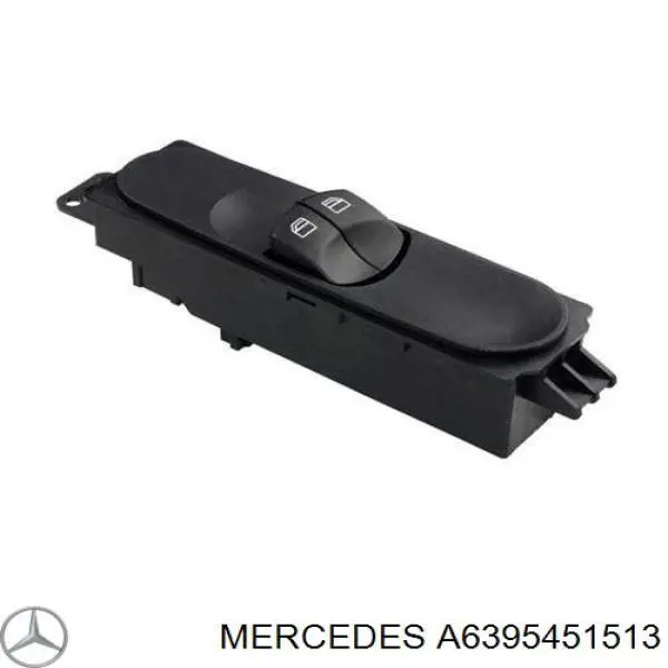 A6395451513 Mercedes interruptor de elevalunas delantera izquierda