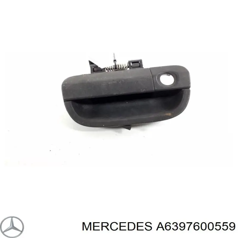 A6397600559 Mercedes tirador de puerta de maletero exterior