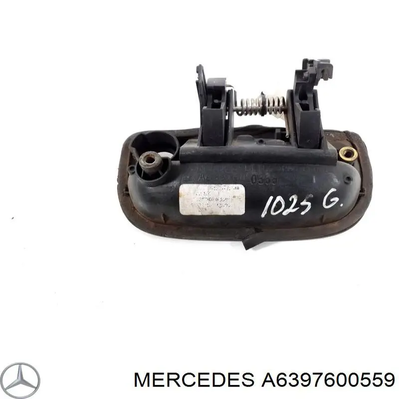 Manecilla de puerta de maletero exterior Mercedes A6397600559 precio, desde 29,98 EUR