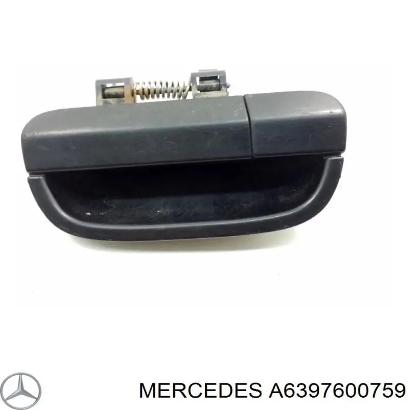 A6397600759 Mercedes tirador de puerta de maletero exterior