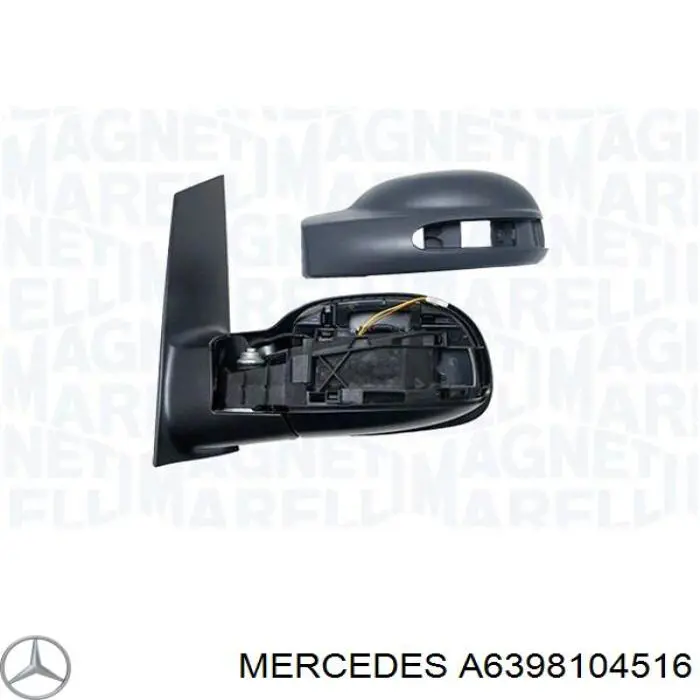 Espejo izquierdo Mercedes A6398104516 precio, desde 115,33 EUR