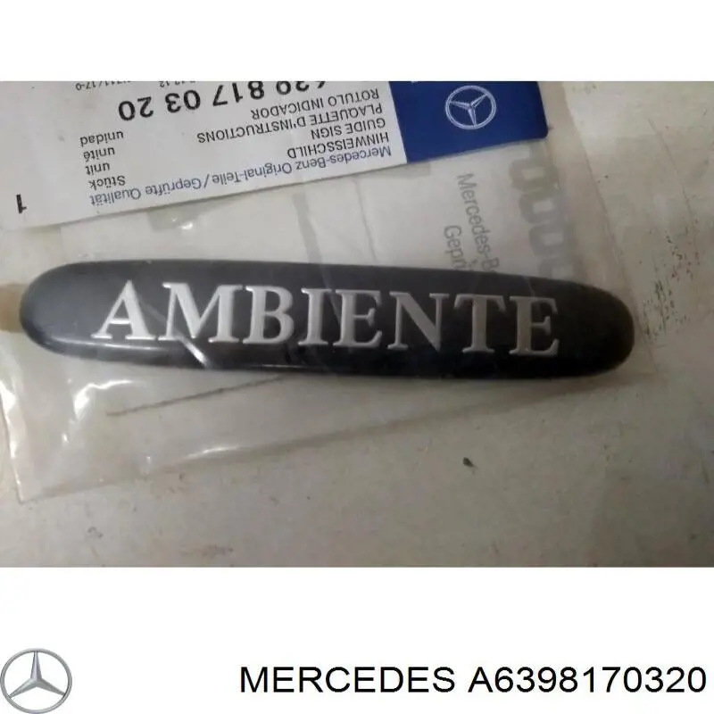 A6398170320 Mercedes