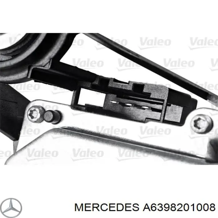 A6398201008 Mercedes motor eléctrico, elevalunas, puerta trasera derecha