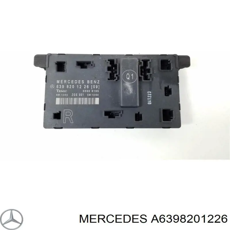 A6398201226 Mercedes unidad de confort de la puerta delantera