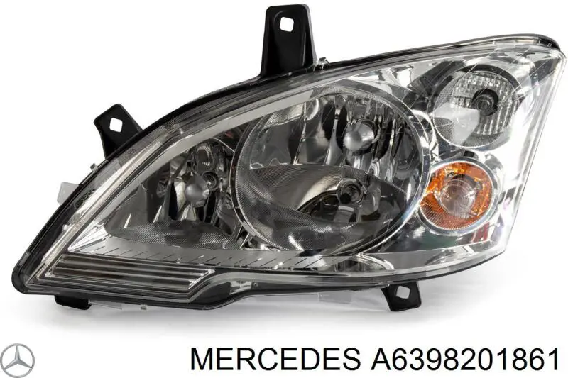Faro izquierdo A6398201861 Mercedes