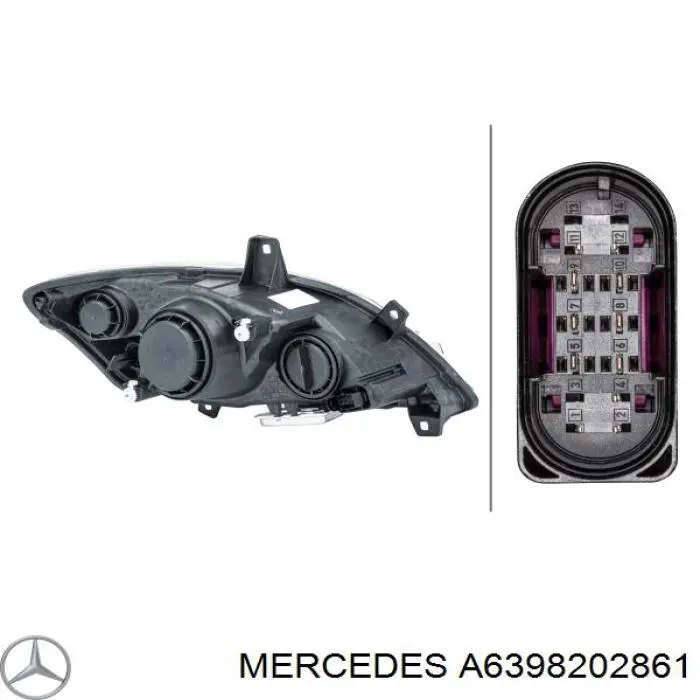 Comprar A6398202861 Mercedes Faro delantero izquierdo