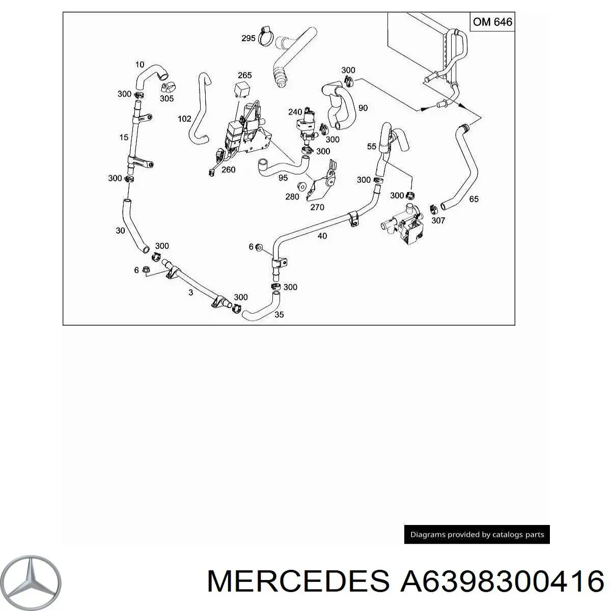 A6398300416 Mercedes