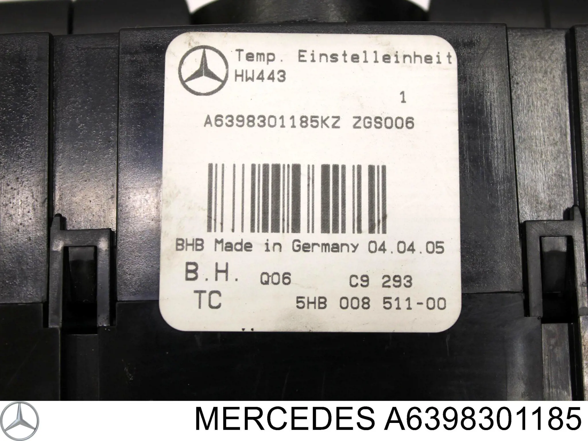 Unidad de control de la ventilación para Mercedes Vito II 639
