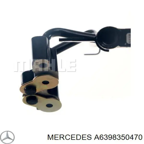 A6398350470 Mercedes condensador aire acondicionado