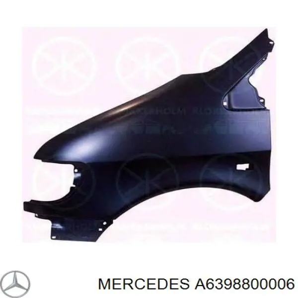 Comprar A6398800006 Mercedes Aleta delantera izquierda