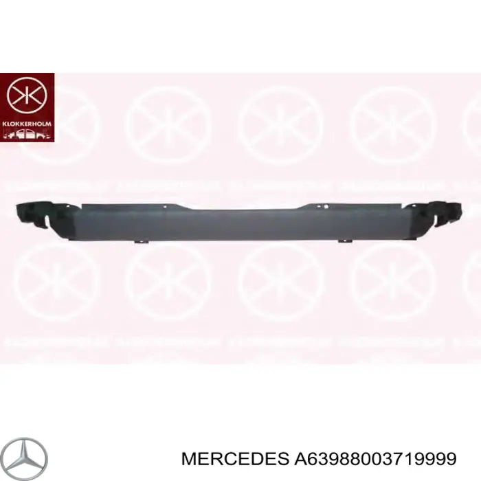 A63988003719999 Mercedes parachoques trasero