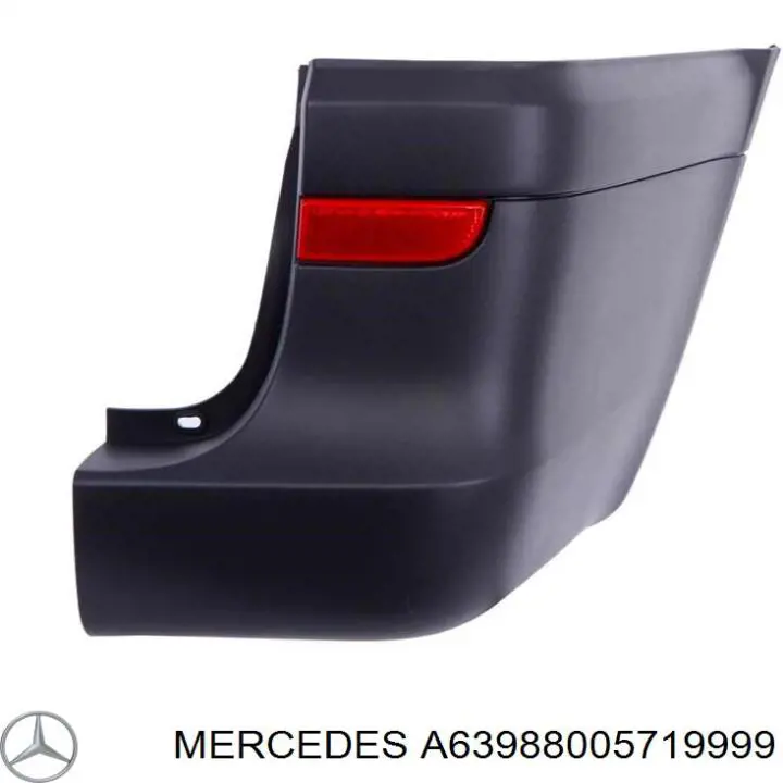 Paragolpes Mercedes A63988005719999 precio, desde 188,46 EUR
