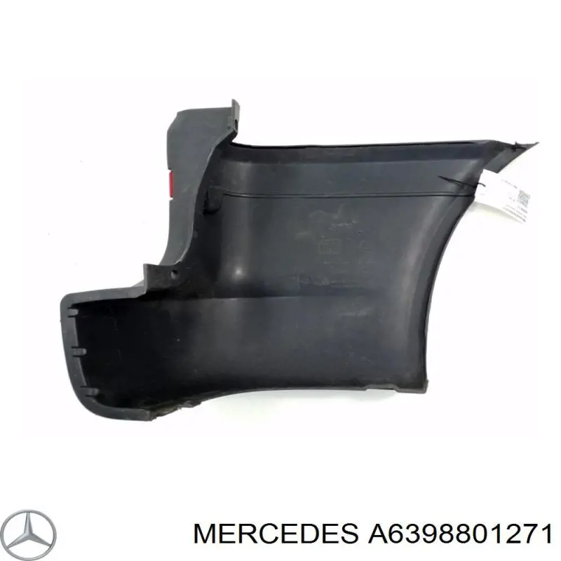 Paragolpes trasero, parte izquierda Mercedes Vito (639)