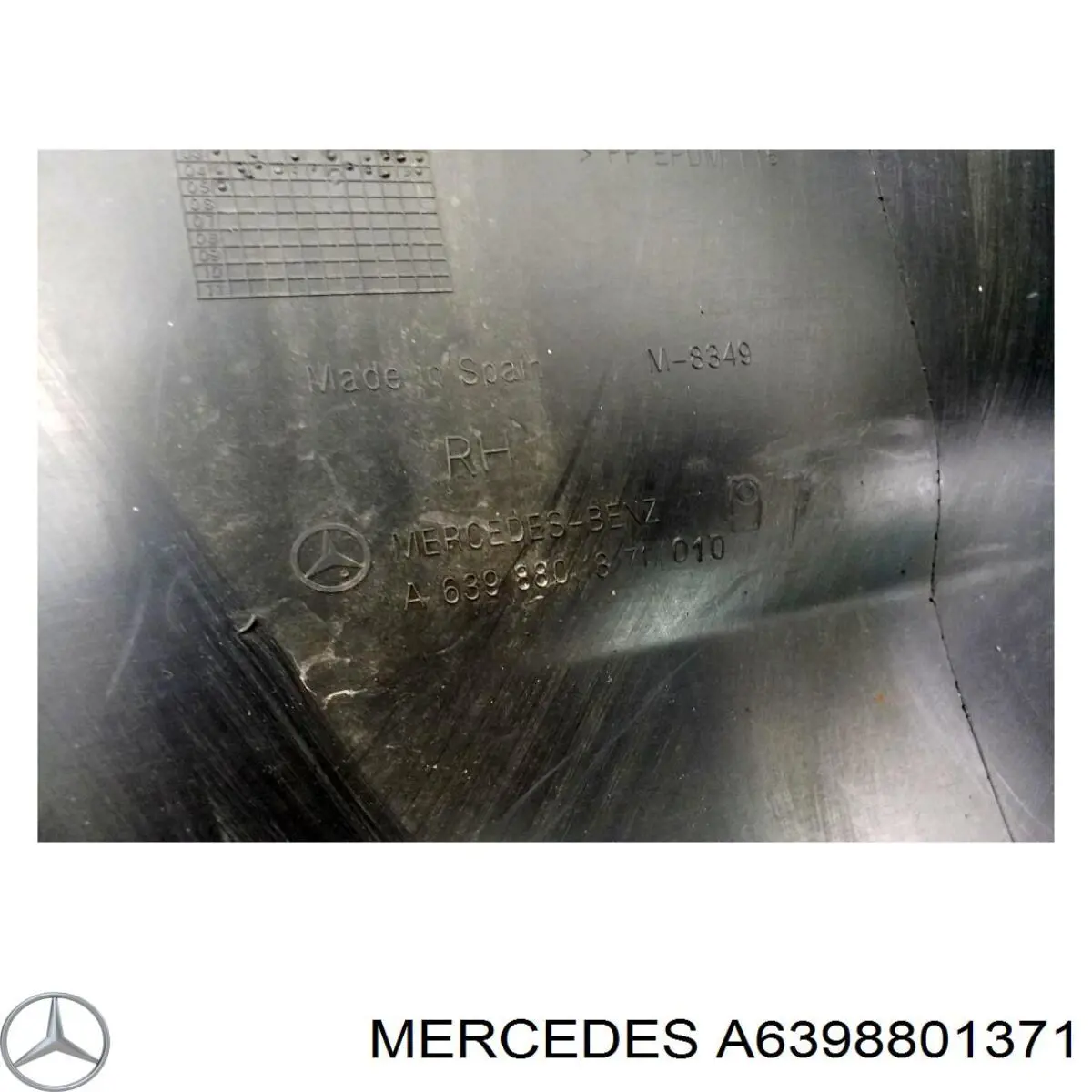 Comprar A6398801371 Mercedes Parachoques trasero, parte derecha