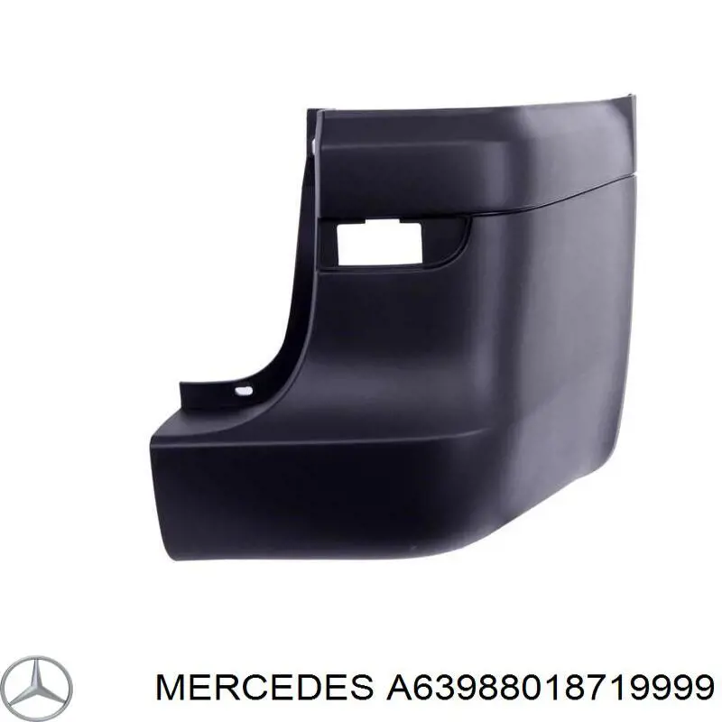 Parachoques trasero, parte izquierda Mercedes A63988018719999 precio, desde 88,81 EUR