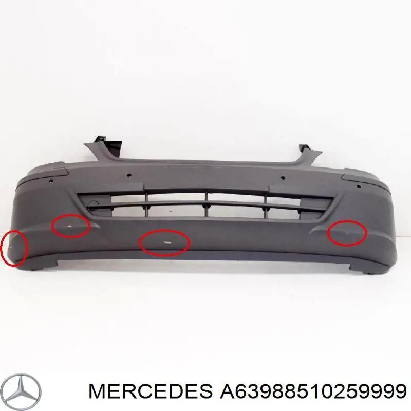 Paragolpes A63988510259999 Mercedes