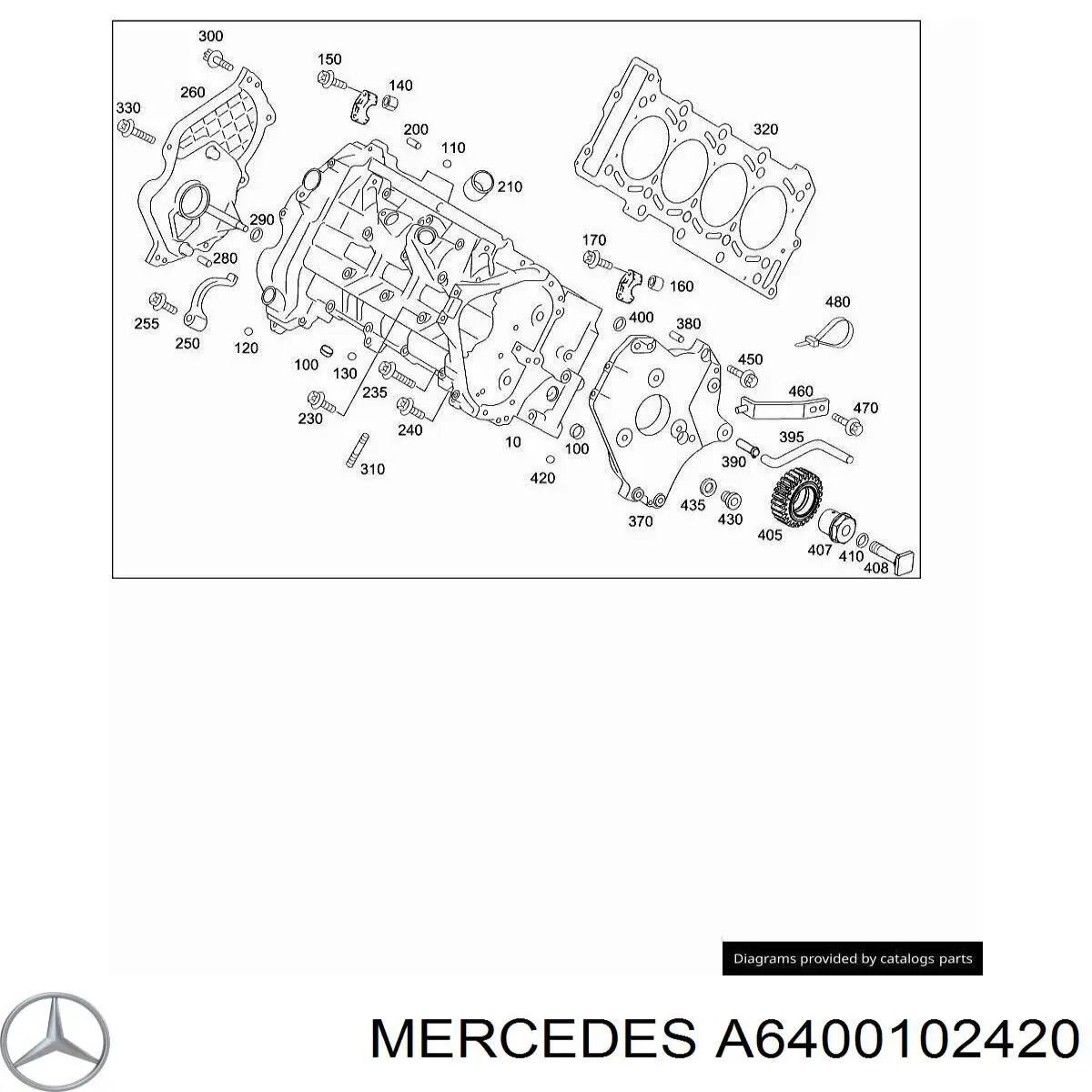Cabeza de cilindro Mercedes A hatchback (W169) (2004 - 2012) precio, desde 491,68 EUR
