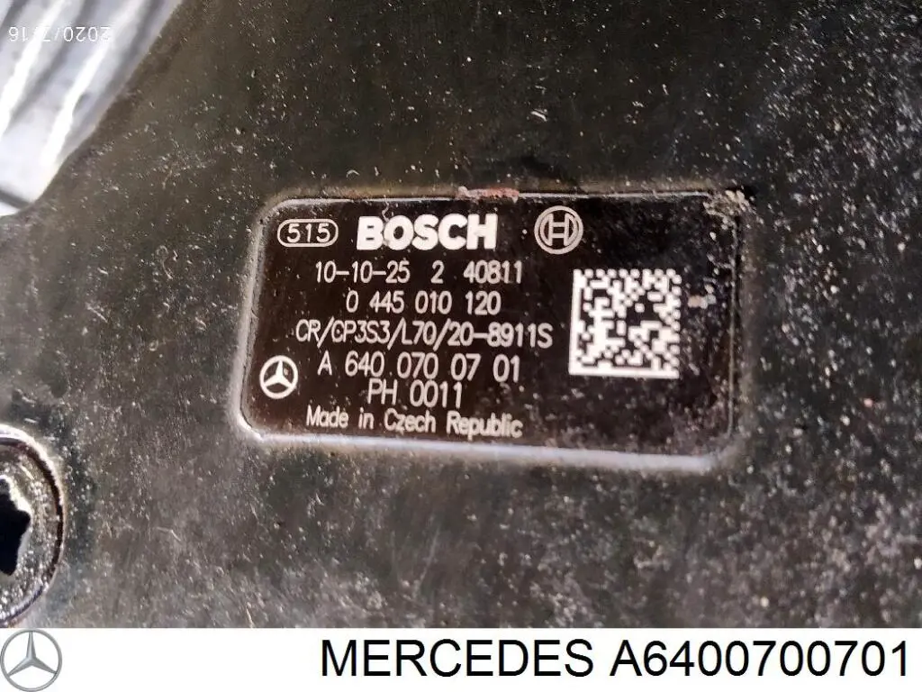Comprar A6400700701 Mercedes Bomba inyectora