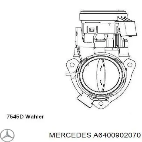 Cuerpo de aceleración completo Mercedes A6400902070 precio, desde 285,49 EUR