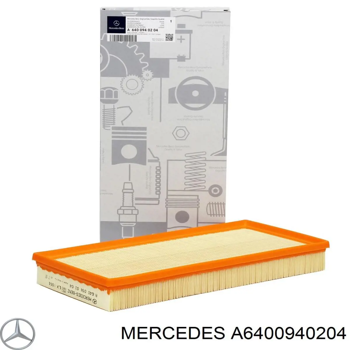 A6400940204 Mercedes filtro de aire