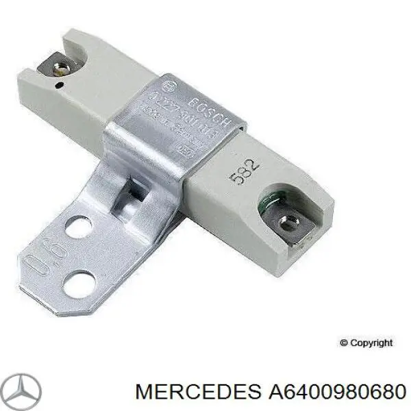 Junta de colector de admisión A6400980680 Mercedes