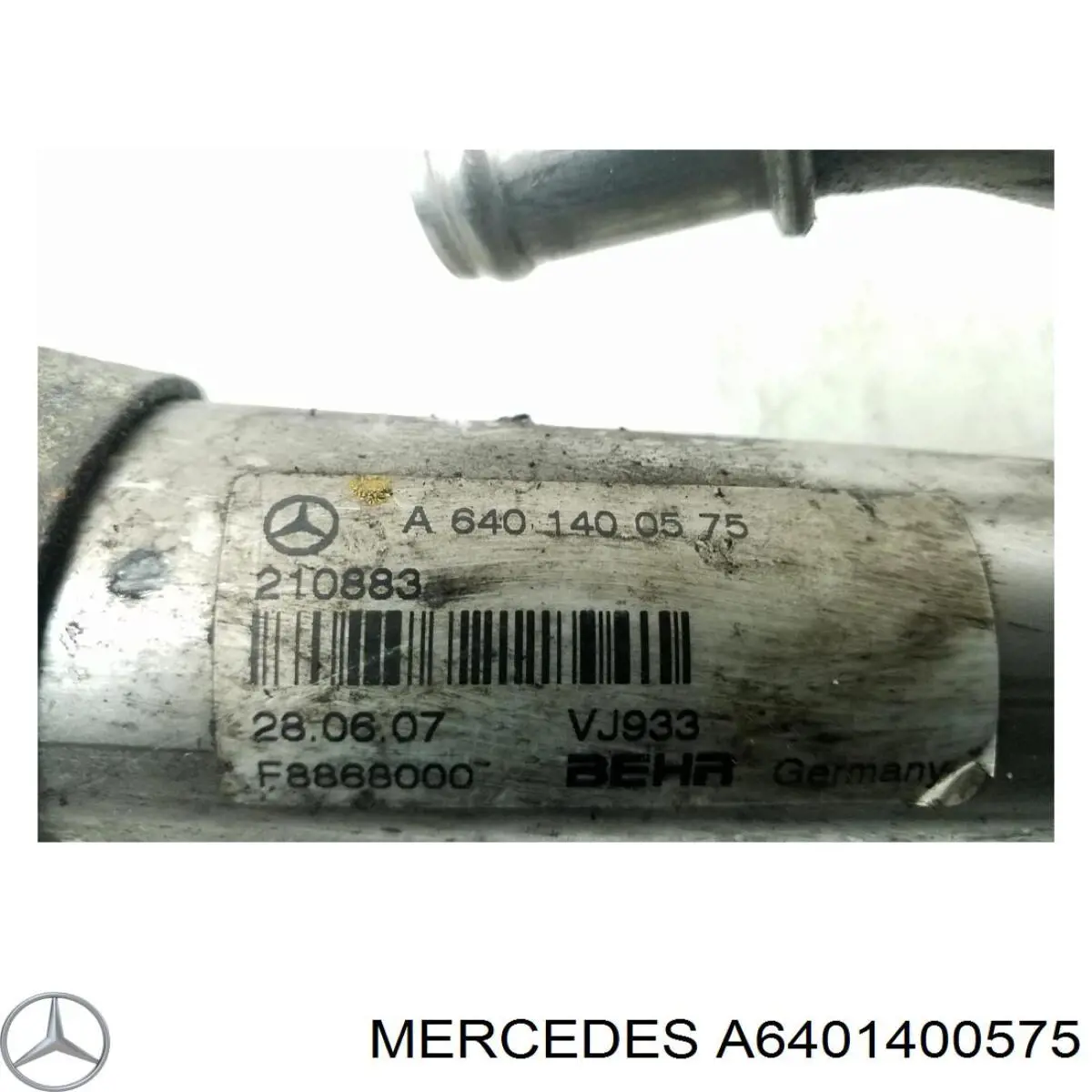 Comprar A6401400575 Mercedes Enfriador de recirculación de gases de escape EGR