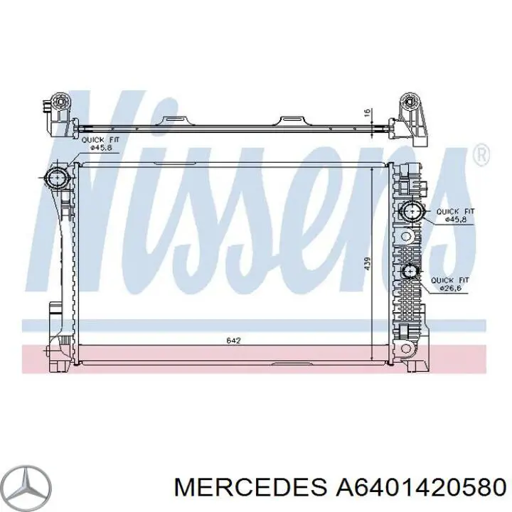 Junta colector escape A6401420580 Mercedes