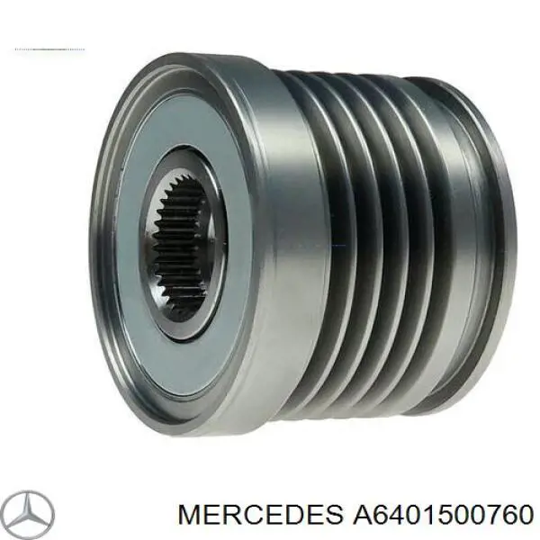 A6401500760 Mercedes polea alternador