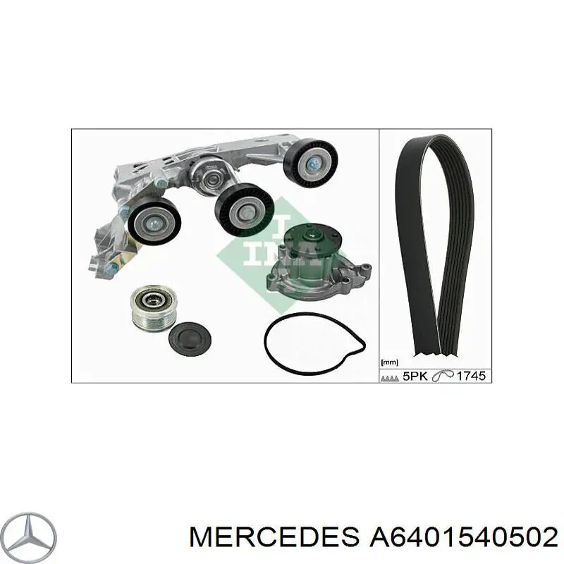 Alternador MERCEDES A6401540502