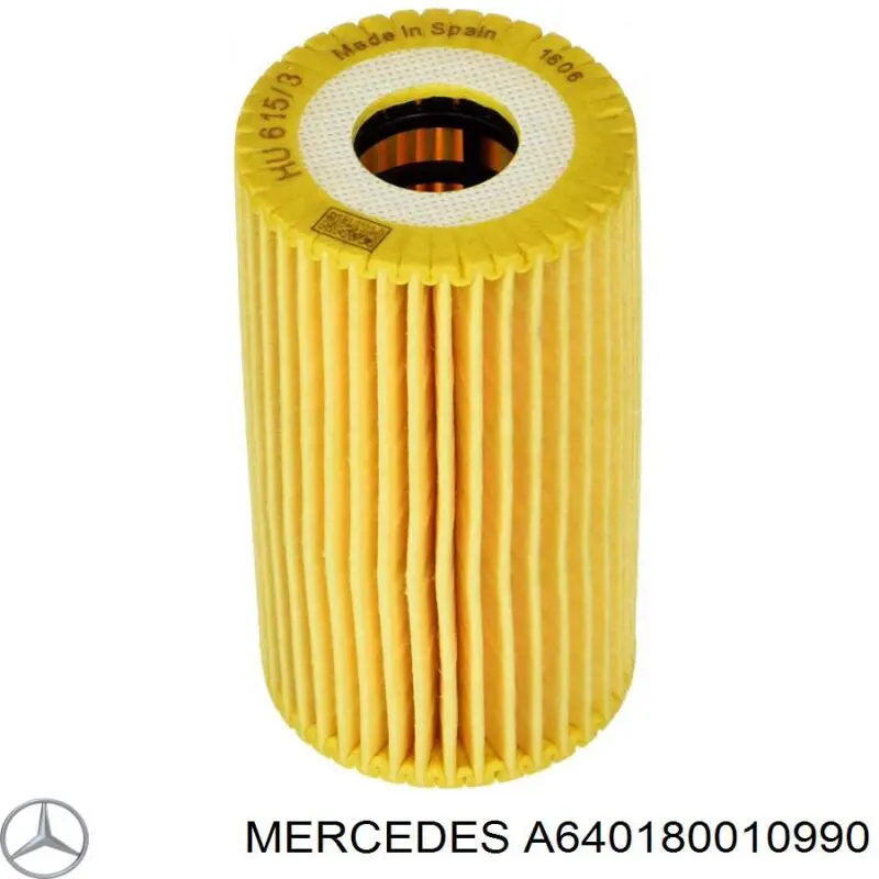 Filtro de aceite Mercedes A640180010990 precio, desde 4,61 EUR