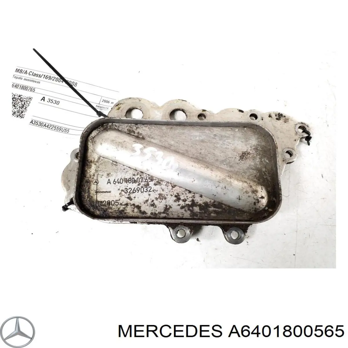 Comprar A6401800565 Mercedes Radiador de aceite debajo del filtro
