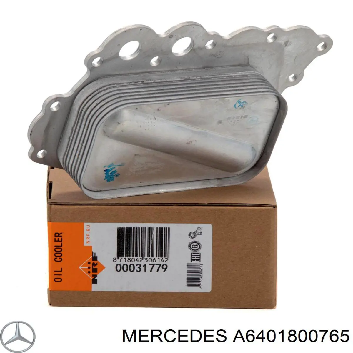 Radiador de aceite debajo del filtro A6401800765 Mercedes