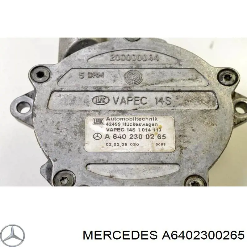 Bomba de vacío para Mercedes A (W169)
