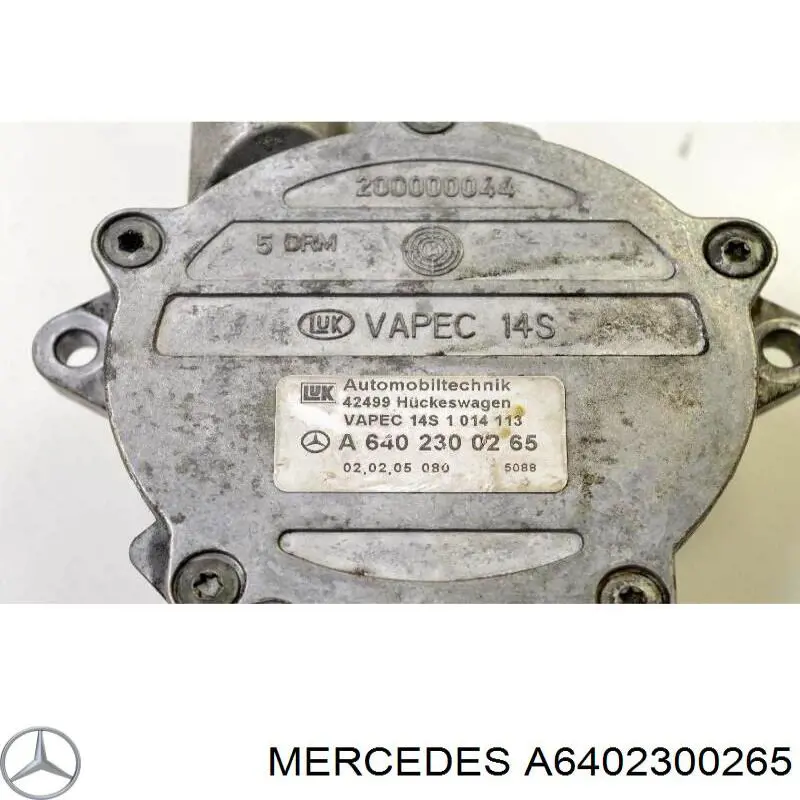 Bomba de vacío Mercedes B (W245)