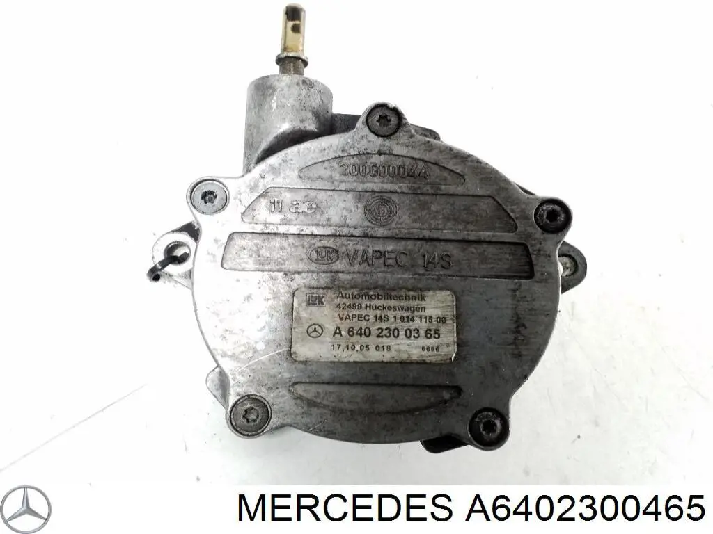 Comprar A6402300465 Mercedes Bomba de vacío